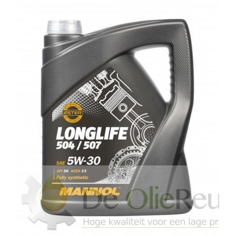 Mannol Longlife 5W30 motorolie